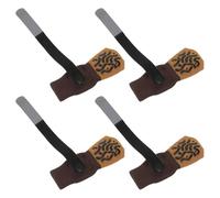 SUPVOX 4 Piezas Calcetines Antideslizantes para Perros para Protección y Tracción en Suelos Duros y Paseos al Aire Libre con Estructura Elástica de Algodón