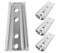 SUPVOX 4 Piezas Conjunto de Herrajes de Hierro para Sofá Cama Conectores de Bisagra Duraderos con Orificios para Tornillos Accesorios de Fijación para Estructura de Sofá Respaldo Kit