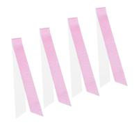 SUPVOX 4 Piezas correa de hombro en faja de graduación accesorios para fiestas faja para despedida de soltera marco en fajas brillantes poliéster rosa