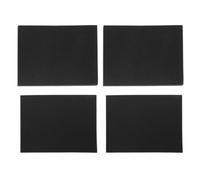 SUPVOX 4 Piezas Cubo de Espuma Acolchada Desmontable para Base de Sofá | Diseño Modular Precortado, Base Antideslizante Forro Inferior, Color Negro