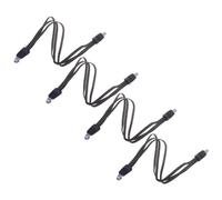 SUPVOX 4 Piezas Cuerda Elástica con Ganchos para Equipaje de Bicicleta y Moto Resistente y Fija para Atar Cargas Bicicletas y Motocicletas Negro