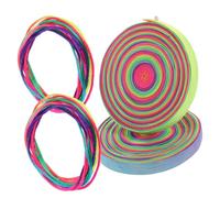 SUPVOX 4 piezas Cuerdas Elásticas de de Colores Banda de Goma Resistente para Entrenamiento Infantil Cuerda de Interactiva y Reutilizable para Actividades al Aire