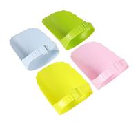 SUPVOX 4 piezas de Grifo Ajustable para Lavado de Manos de Colores Rosa Verde Azul y Seguro y Duradero para Bebés Compatible con Grifos Domésticos y Fregaderos Fácil Instalación para