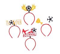 SUPVOX 4 Piezas Diadema de Fútbol Decorativa para Fiestas Accesorio de Cabello Fútbol para Eventos de Deporte y Celebraciones