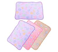 SUPVOX 4 Piezas Mantas para Pequeños Animales Manta y Lavable para Jaula Cama Cálida para Cobayas Conejos Hámsteres Erizos para Mascotas