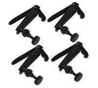 SUPVOX 4 piezas Microafinadores para Violín de Ajustadores para Cuerdas Accesorios para Violines de Completo Color Negro Clásico
