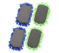 SUPVOX 4 Piezas Pequeños para Pizarra Blanca de Borrado Seco Chenilla Magnéticos para Oficina Hogar y Aulas Colores Azul y Verde