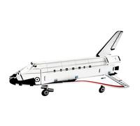 SUPVOX 4 Piezas Puzzle de Papel con Espaciales para Modelo Satélite Hecho Mano Educativo y Duradero Incluye Cohete Transbordador y Estación Espacial