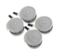 SUPVOX 4 Piezas Ruedas Giratorias de para Sillas de Paseo Casters Resistentes y para Tipo de Color Gris