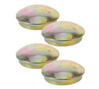 SUPVOX 4 Piezas Tapa de Buje de 74mm Metálica Estilo Cúpula