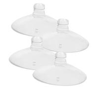 SUPVOX 4 piezas Ventosas Transparentes de Goma para Soporte de Guitarra Repuesto Compacto y Resistente para Holder Forma de Z Fácil Instalación y Práctico