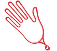 SUPVOX 4 Soportes Rojos para Guantes de Golf Porta Guantes Ajustable y Marco de Secado para Mantener Forma Natural Percha Extensible Compatible Todos los Tamaños