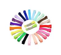 SUPVOX 40piezas Clip Para Accesorios De Cabello Pinzas Pelo De Boutique Sin Agarre De Metal Cinta De Grogrén Forrada Para Niñas Para Fiestas y Cotidianas
