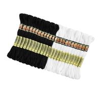 SUPVOX 48 Hilos de Bordar Multiusos para Manualidades, 8 Metros, 6 Hebras, Colores Oscuro y Claro, Hilo para Punto de Cruz DIY y Costura a Mano, Accesorios para Bordado en Casa