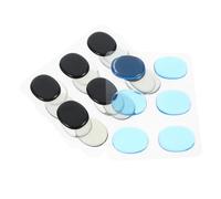 SUPVOX 48 piezas Parche de Tambor de Silicona Autoadhesivo Almohadilla Amortiguadora para Bombo Kit de Reducción de Ruido y Vibración Accesorio para Batería