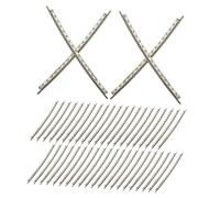 SUPVOX 48 Piezas Seda De Guitarra Eléctrica Piezas De Pase De Guitarra Electrica Repuestos Electrica Cable De Diapasón Cuproníquel Plata