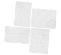 SUPVOX 4hojas Pads De Batería Silenciosos Transparentes Amortiguadores De Silicona Para Caja y Platillo Práctica Silenciosa y Durabilidad