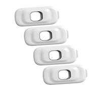 SUPVOX 4piezas Bloqueo De Seguridad Para Cierres Ajustables Para Cajones y Armarios Cerraduras De Seguridad Para Cocina y Despensa Fácil Instalación Para Nevera y Congelador