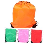 SUPVOX 4piezas Bolsas de Viaje Cordón de Malla Mochila Deportiva Pequeña para Gimnasio Camping Fitness