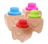 SUPVOX 4piezas Caja Conmemorativa Para Dientes De Leche Unidades Estuche Para Guardar Dientes De Estuche De Madera Para Recuerdos