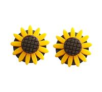 SUPVOX 4piezas Clip Difusor De Perfume Para Coche Diseño De Girasol Ambientador Aromático Para Ventilación De Automóvil Fragancia Sorpresa Decoración Interior De Vehículo