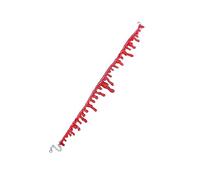 SUPVOX 4piezas Collares Góticos De Halloween Rojos Collares De Hechos Mano Diseño Cadenas Manchas De Gargantillas Para Fiesta