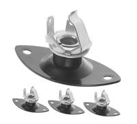 SUPVOX 4piezas Conectores Ovalados para Guitarra Eléctrica Partes de Placa de Metal para Transmisión de Señal Estable en Escenario de Actuación