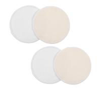 SUPVOX 4piezas Discos Absorbentes Pecho De Reutilizables y Lavables Antidesbordamiento para Lactancia Suaves y Cómodos Cuidado Posparto
