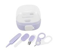 SUPVOX 4piezas Kit De Pedicura Para Bebés Cortaúñas Con Estuche Herramientas De Aseo Para Diseño Bonito