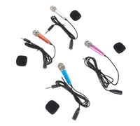 SUPVOX 4piezas Micrófono Portátil para Cantar en Teléfono Micrófono de Grabación Accesorio para Cantar para Usar en Presentaciones o Grabaciones Caseras