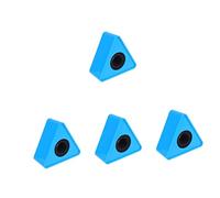 SUPVOX 4piezas Micrófono Protector Profesional Para Reporteros Estación De Logo Abs Azul Para Entrevistas Mediáticos