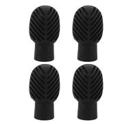 SUPVOX 4piezas Parche de Baqueta Silencioso Cubiertas Protectoras de Silicona Puntas de Práctica para Instrumentos de Percusión para Entrenamiento Silencioso