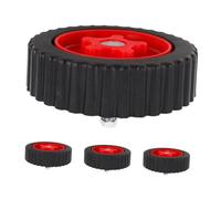 SUPVOX 4piezas Rueda de Apoyo Auxiliar para Cortacésped y Recortadora de Hilo Ruedas de Soporte para Jardín para Césped Accesorio de Repuesto para Cortar Césped