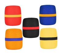 SUPVOX 5 Fundas Protectoras de Esponja para Micrófono, a Prueba de Viento y Saliva, Material Esponja, Fáciles de Poner y Quitar, Paquete de 5 Unidades para Uso en Color Aleatorio