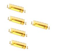 SUPVOX 5 Juegos Tuerca De Guitarra Reemplazo De Nueces Reemplazo De Tuercas Preranuradas Reemplazo De Regulación De Tuerca Tuercas De Puente De Guitarra Bajo Metal Rodillo Ajustable