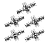 SUPVOX 5 Pares de Alzapaños Magnéticos para Cortinas 17mm, Abrazaderas Elegantes sin Perforación, Sujetacortinas Extraíbles para Sala, Dormitorio y Oficina, Clips Cierre Magnético Seguro