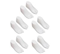 SUPVOX 5 Pares de Maniquíes de Pies de Plástico para Modelos de Zapato sin Base en Color Claro, Exhibidores de Calcetines y Soportes para Mantener Forma, Ideales para Exposición