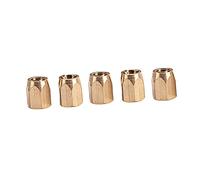 SUPVOX 5 Piezas Ajuste de accesorios de tuercas de varilla herramienta de barra de armadura tuerca del alma ajuste del alma de la guitarra Brown