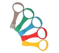 SUPVOX 5 Piezas Anillas para Aprendizaje Niña Agarres Seguros y Suaves para Cuna y Parque Infantil Colores Apoyo Ergonómico para Fortalecer Brazos y Facilitar Primeros Pasos de