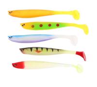 SUPVOX 5 Piezas Cebos Artificiales Realistas para Agua y Diseño de Simulador de Peces Accesorios de Pesca para Bass y Trucha
