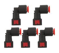 SUPVOX 5 Piezas Conector Rápido de Plástico y Control de Emisiones para Bomba de Urea Codo, Duradero y Fácil de Instalar para Sistemas de Fluidos en Camiones