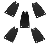 SUPVOX 5 Piezas cubiertas de alma en forma de campana repuestos de guitarra cubierta del alma de la guitarra negra accesorios para bajo Black