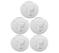 SUPVOX 5 Piezas Espejo de Entrenamiento para Betta con Bola Flotante Doble Cara Transparente para Acuarios y Peceras Juguete Interactivo para Peces Betta Accesorios Decorativos para