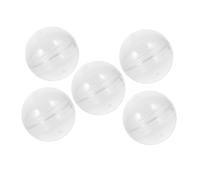 SUPVOX 5 Piezas Expendedora De Redondas Pelota Favor Cápsula De Expendedoras para Embutidora Redondo Goma De Mascar El Plastico Transparent