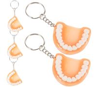 SUPVOX 5 Piezas Llaveros Falso Divertido Navidad Keychains para Mujeres Mini Colgante Ganchos De Llave Llavero De Llaveros De Llavero