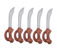 SUPVOX 5 Piezas martillo inflable espada pirata suministros para fiestas infantiles broma suministros de fiesta de cumpleaños para favores de fiesta de espadas inflables Amarillo