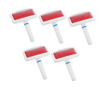 SUPVOX 5 Piezas Peine para Mascotas Cepillo Deshedding para Perros y Gatos Herramienta Quitanudos para Pelajes Largos de Cuidado para Perros Pequeños como Poodles y Retrievers