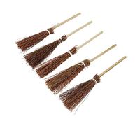 SUPVOX 5 Piezas Simulación Escoba Decorativa Pequeña Escoba Adorno De Escoba Pequeñas Artesanías De Escobas Manualidad Mini Escoba Escobas Pequeñas Material De Madera
