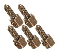 SUPVOX 5 Piezas Tornillos Ajuste Arco Violín Cello Tornillos Metálicos para Tensión Cuerda Accesorios Reparación Arco Fácil Instalación para Músicos