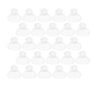 SUPVOX 50 Clips de Ventosa para Acuario Soporte para Manguera de Aire de 6 Mm, Plástico Resistente, Color Transparente, Fijación Segura para Tubos de Aire en Peceras, Accesorios